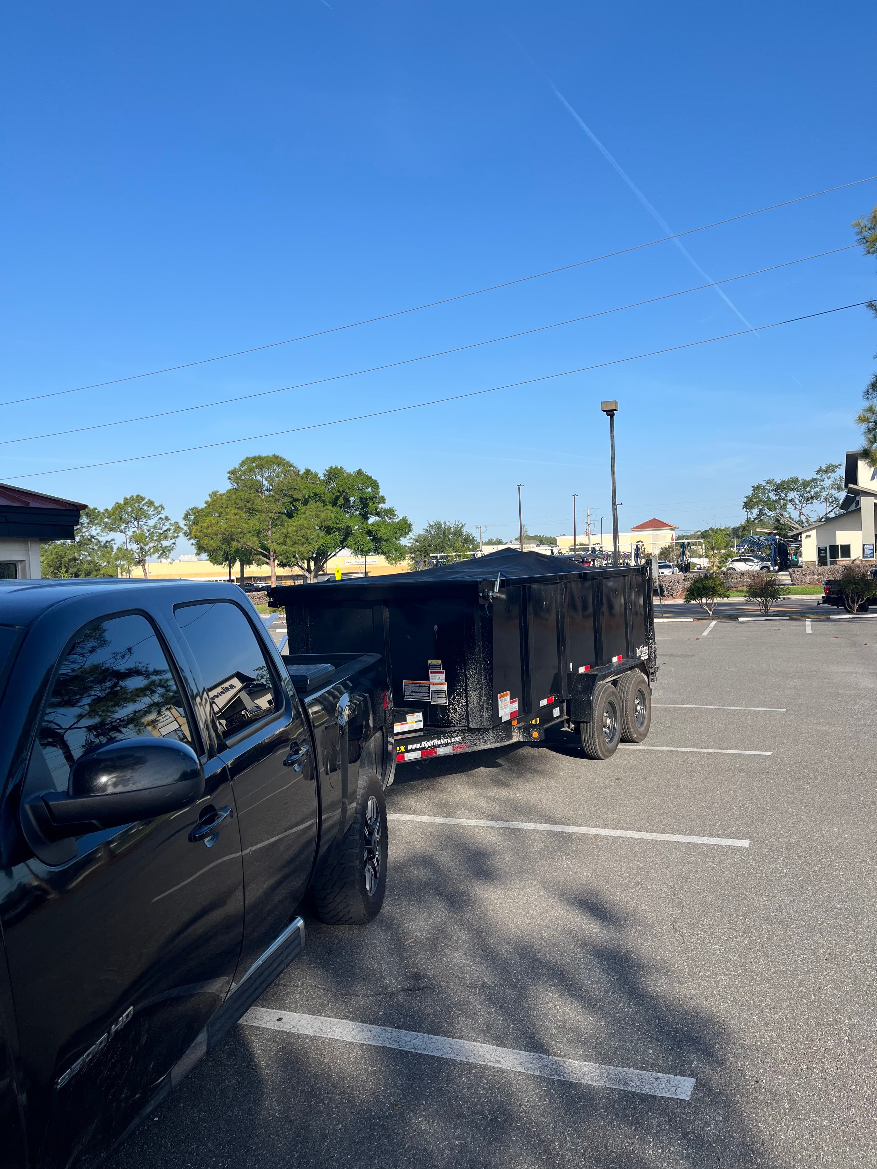 APX Junk Removal truck and trailer